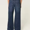 Low-Rise Dark Wash Baggy Jeans,Low-Rise Dark Wash Baggy Jeans