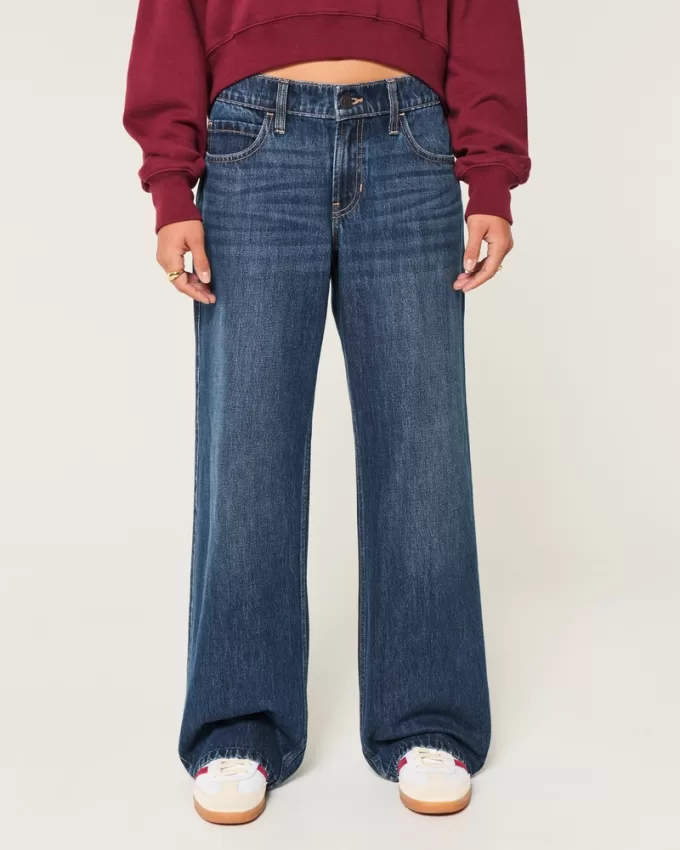 Low-Rise Dark Wash Comfort Waistband Baggy Jeans,Low-Rise Dark Wash Comfort Waistband Baggy Jeans Low-Rise Dark Wash Comfort Waistband Baggy Jeans,Low-Rise Dark Wash Comfort Waistband Baggy Jeans