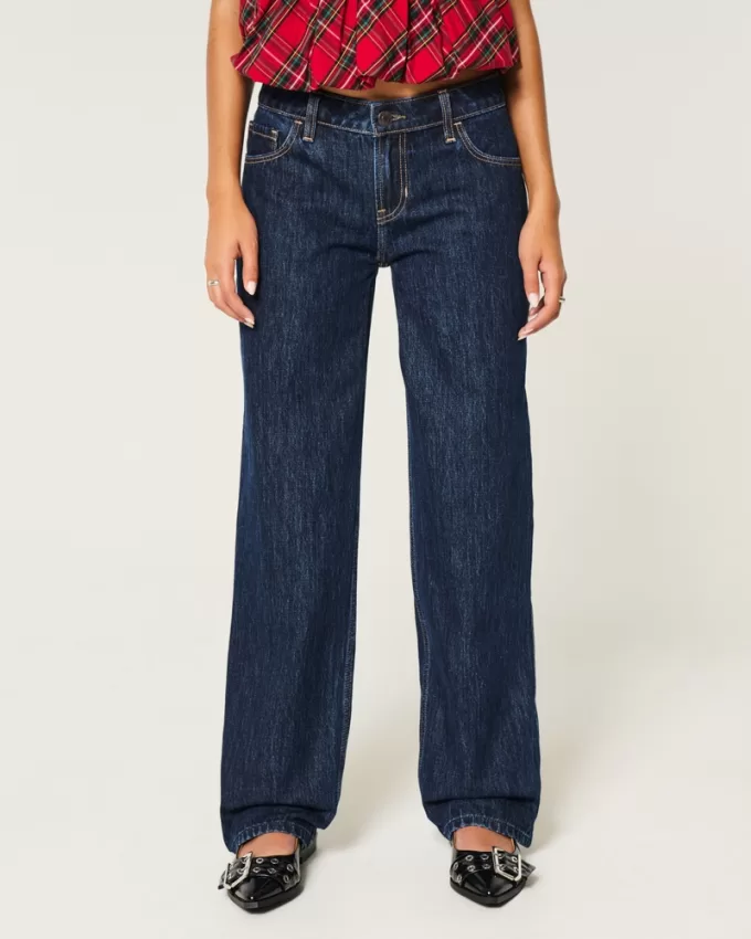 Low-Rise Dark Wash Loose Jeans,Low-Rise Dark Wash Loose Jeans Low-Rise Dark Wash Loose Jeans,Low-Rise Dark Wash Loose Jeans