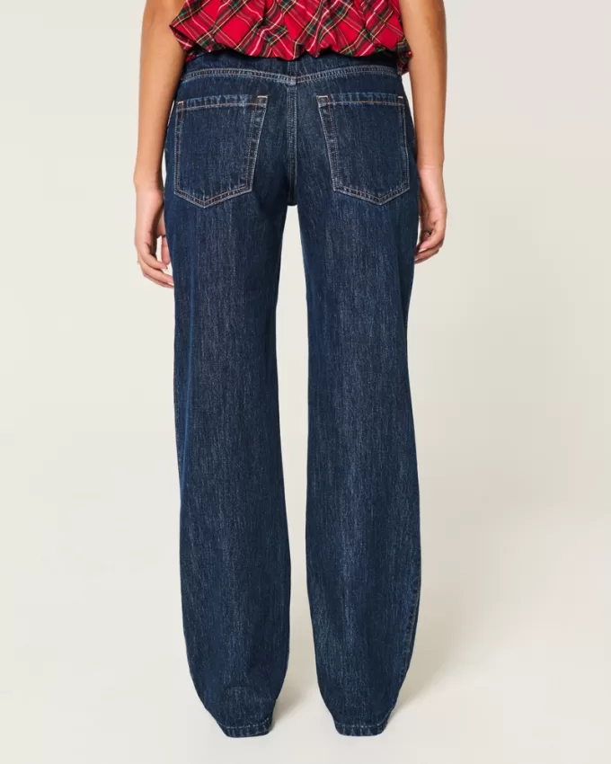 Low-Rise Dark Wash Loose Jeans,Low-Rise Dark Wash Loose Jeans Low-Rise Dark Wash Loose Jeans,Low-Rise Dark Wash Loose Jeans