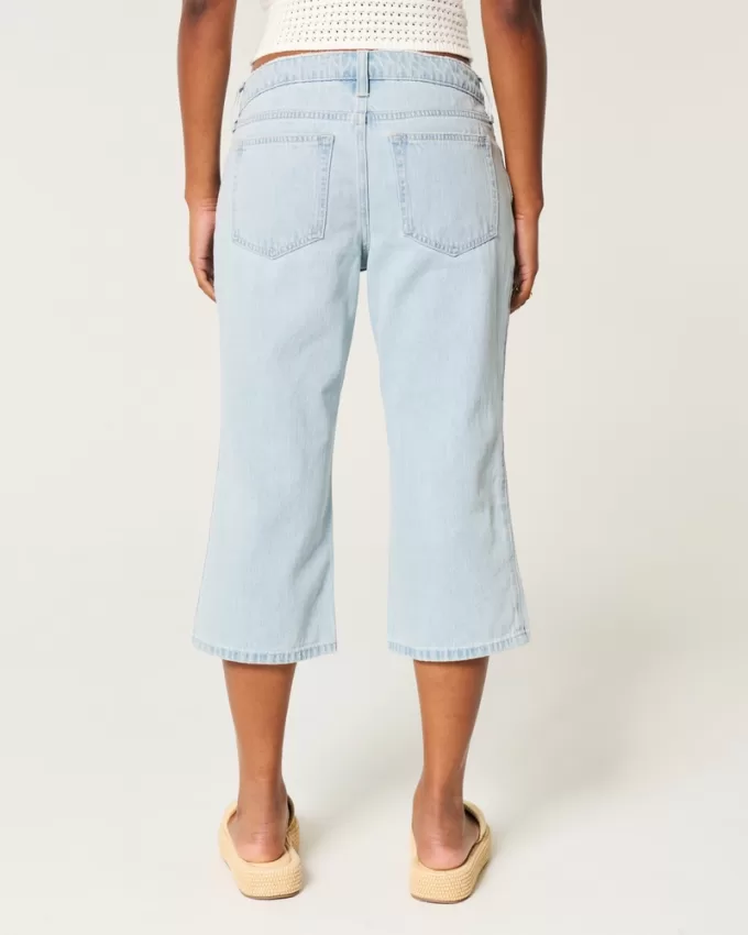 Low-Rise Light Wash Capri Jeans,Low-Rise Light Wash Capri Jeans Low-Rise Light Wash Capri Jeans,Low-Rise Light Wash Capri Jeans