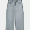 Low-Rise Light Wash Super Baggy Jeans,Low-Rise Light Wash Super Baggy Jeans
