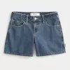 Low-Rise Medium Dark Wash Baggy Denim Carpenter Shorts 5″,Low-Rise Medium Dark Wash Baggy Denim Carpenter Shorts 5″ Low-Rise Medium Dark Wash Baggy Denim Carpenter Shorts 5″,Low-Rise Medium Dark Wash Baggy Denim Carpenter Shorts 5″