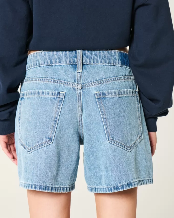 Low-Rise Medium Wash Baggy Denim Shorts 5″,Low-Rise Medium Wash Baggy Denim Shorts 5″ Low-Rise Medium Wash Baggy Denim Shorts 5″,Low-Rise Medium Wash Baggy Denim Shorts 5″