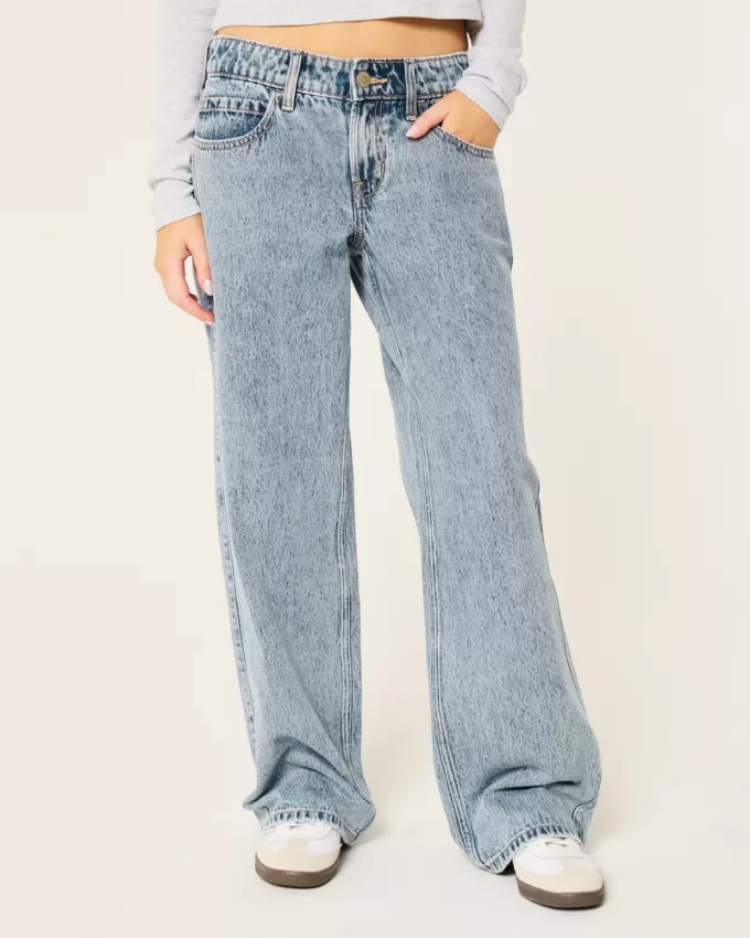 Low-Rise Medium Wash Baggy Jeans,Low-Rise Medium Wash Baggy Jeans Low-Rise Medium Wash Baggy Jeans,Low-Rise Medium Wash Baggy Jeans