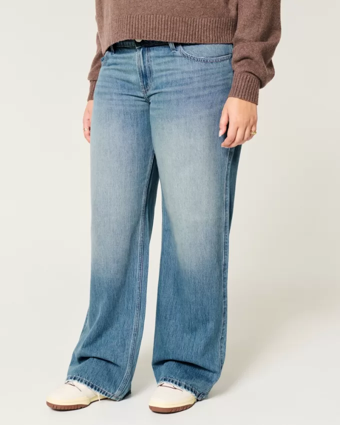 Low Rise Medium Wash Baggy Jeans,Low Rise Medium Wash Baggy Jeans Low Rise Medium Wash Baggy Jeans,Low Rise Medium Wash Baggy Jeans