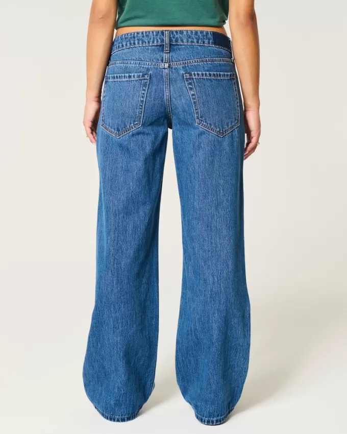Low-Rise Medium Wash Baggy Jeans,Low-Rise Medium Wash Baggy Jeans Low-Rise Medium Wash Baggy Jeans,Low-Rise Medium Wash Baggy Jeans