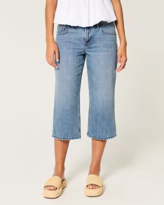 Low-Rise Medium Wash Capri Jeans,Low-Rise Medium Wash Capri Jeans Low-Rise Medium Wash Capri Jeans,Low-Rise Medium Wash Capri Jeans