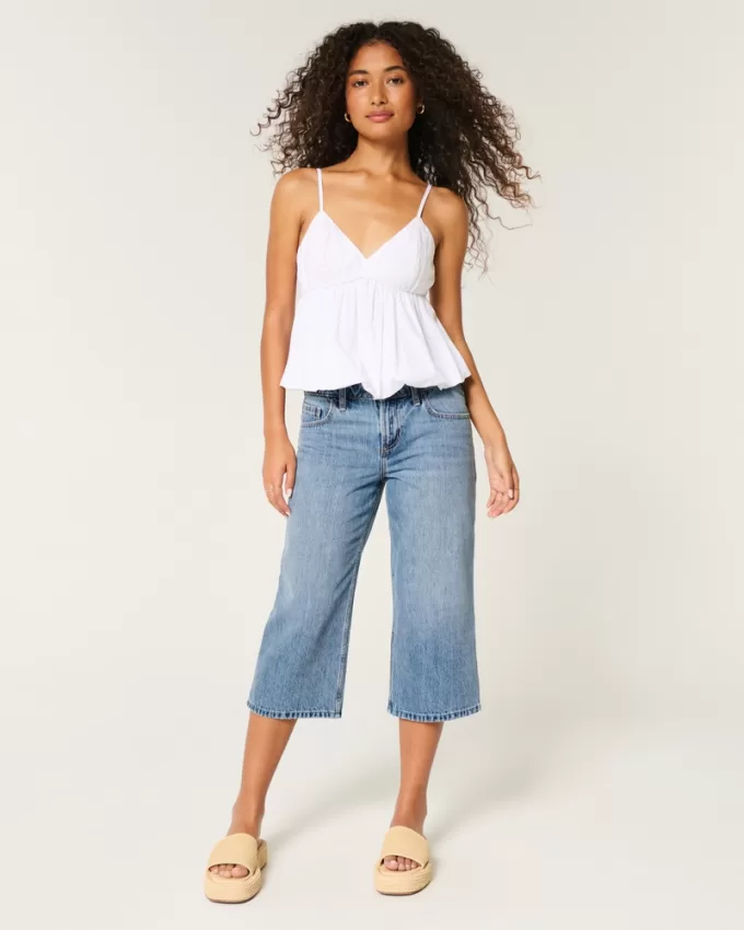 Low-Rise Medium Wash Capri Jeans,Low-Rise Medium Wash Capri Jeans Low-Rise Medium Wash Capri Jeans,Low-Rise Medium Wash Capri Jeans