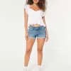 Low-Rise Medium Wash Denim Shorts,Low-Rise Medium Wash Denim Shorts Low-Rise Medium Wash Denim Shorts,Low-Rise Medium Wash Denim Shorts