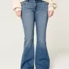 Low-Rise Medium Wash Flare Jeans,Low-Rise Medium Wash Flare Jeans Low-Rise Medium Wash Flare Jeans,Low-Rise Medium Wash Flare Jeans