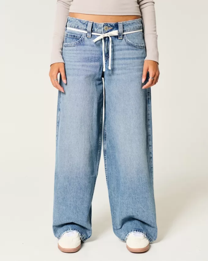Low-Rise Medium Wash Shoelace Super Baggy Jeans,Low-Rise Medium Wash Shoelace Super Baggy Jeans Low-Rise Medium Wash Shoelace Super Baggy Jeans,Low-Rise Medium Wash Shoelace Super Baggy Jeans