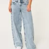 Low-Rise Medium Wash Super Baggy Jeans,Low-Rise Medium Wash Super Baggy Jeans