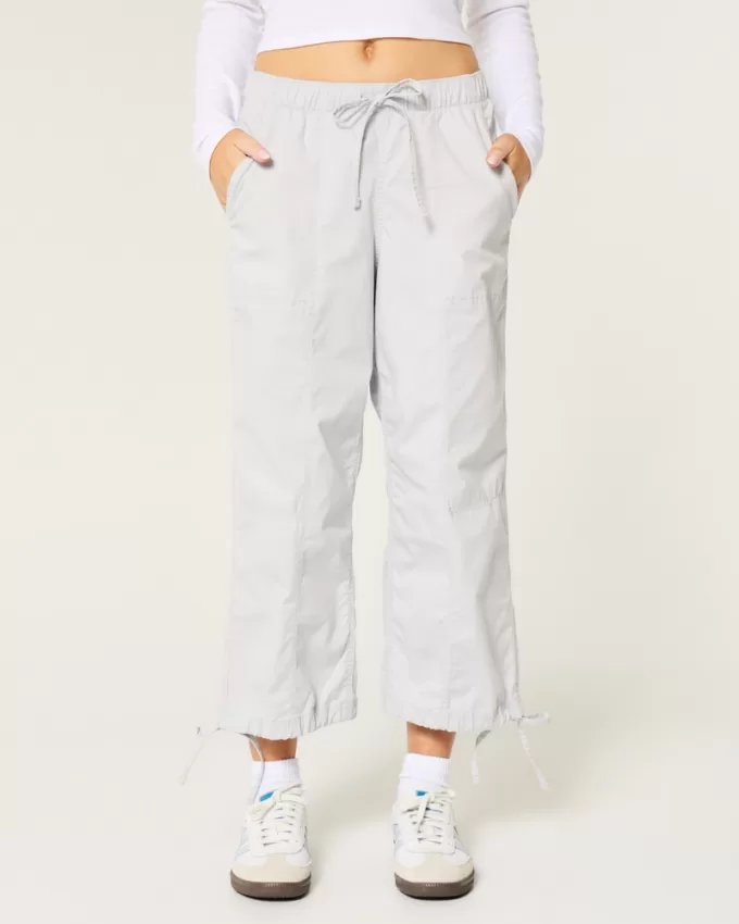 Low-Rise Poplin Baggy Capri Pants,Low-Rise Poplin Baggy Capri Pants Low-Rise Poplin Baggy Capri Pants,Low-Rise Poplin Baggy Capri Pants