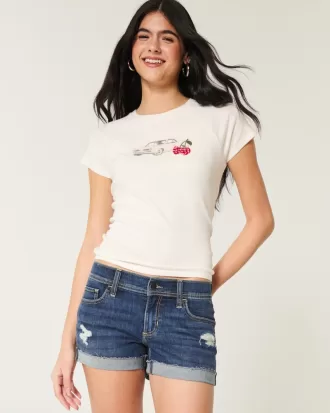 Low-Rise Ripped Dark Wash Denim Shortie Shorts,Low-Rise Ripped Dark Wash Denim Shortie Shorts Low-Rise Ripped Dark Wash Denim Shortie Shorts,Low-Rise Ripped Dark Wash Denim Shortie Shorts