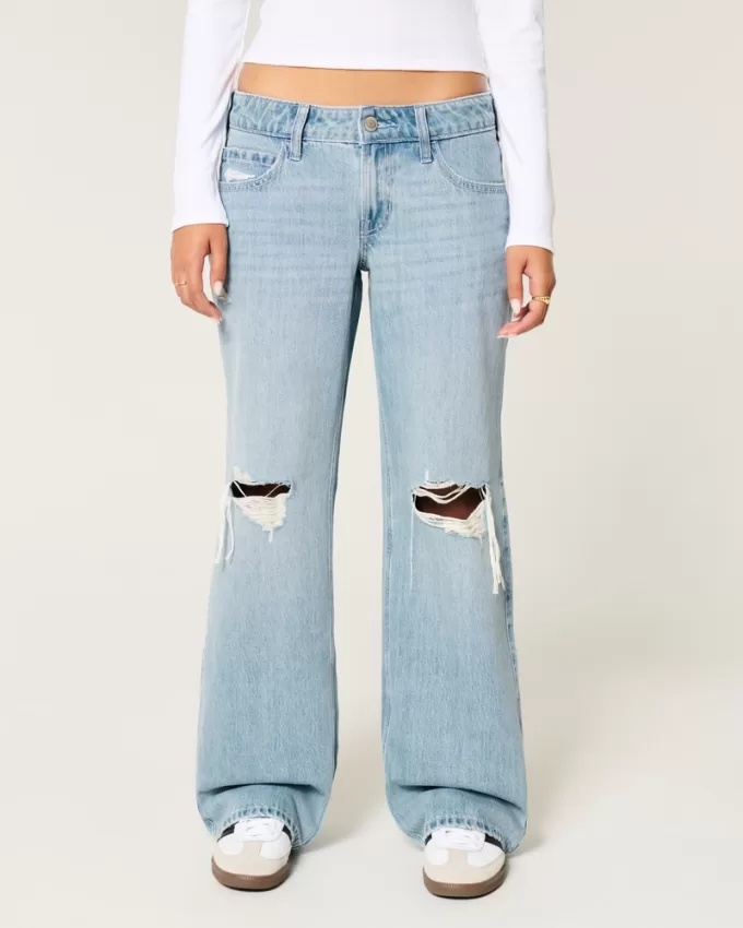 Low-Rise Ripped Light Wash Baggy Jeans,Low-Rise Ripped Light Wash Baggy Jeans Low-Rise Ripped Light Wash Baggy Jeans,Low-Rise Ripped Light Wash Baggy Jeans