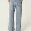 Low-Rise Ripped Light Wash Baggy Jeans,Low-Rise Ripped Light Wash Baggy Jeans