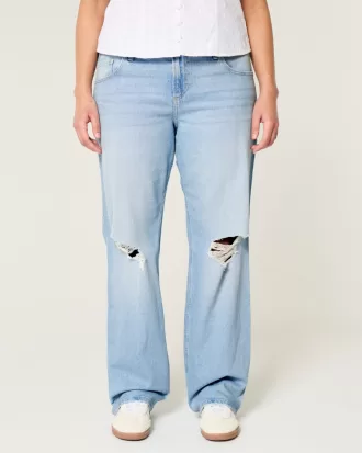 Low-Rise Ripped Light Wash Relaxed Straight Jeans,Low-Rise Ripped Light Wash Relaxed Straight Jeans Low-Rise Ripped Light Wash Relaxed Straight Jeans,Low-Rise Ripped Light Wash Relaxed Straight Jeans