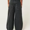 Low-Rise Washed Black Extreme Baggy Jeans,Low-Rise Washed Black Extreme Baggy Jeans