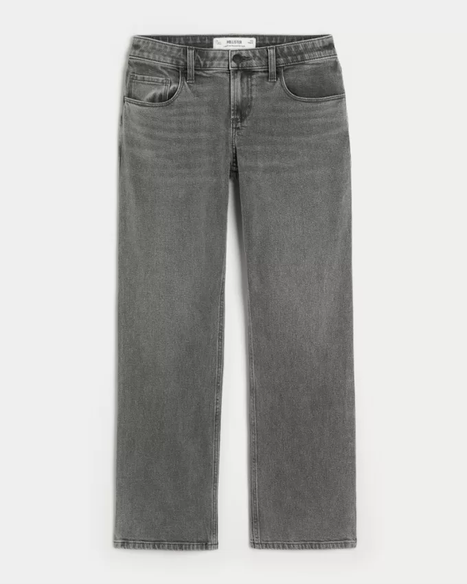 Low-Rise Washed Gray Relaxed Straight Jeans,Low-Rise Washed Gray Relaxed Straight Jeans Low-Rise Washed Gray Relaxed Straight Jeans,Low-Rise Washed Gray Relaxed Straight Jeans