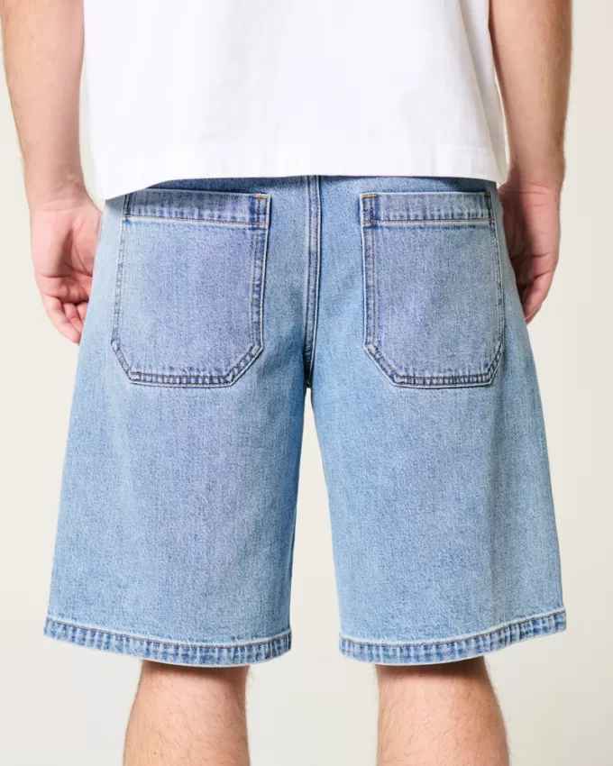 Medium Wash Baggy Jean Shorts,Medium Wash Baggy Jean Shorts Medium Wash Baggy Jean Shorts,Medium Wash Baggy Jean Shorts