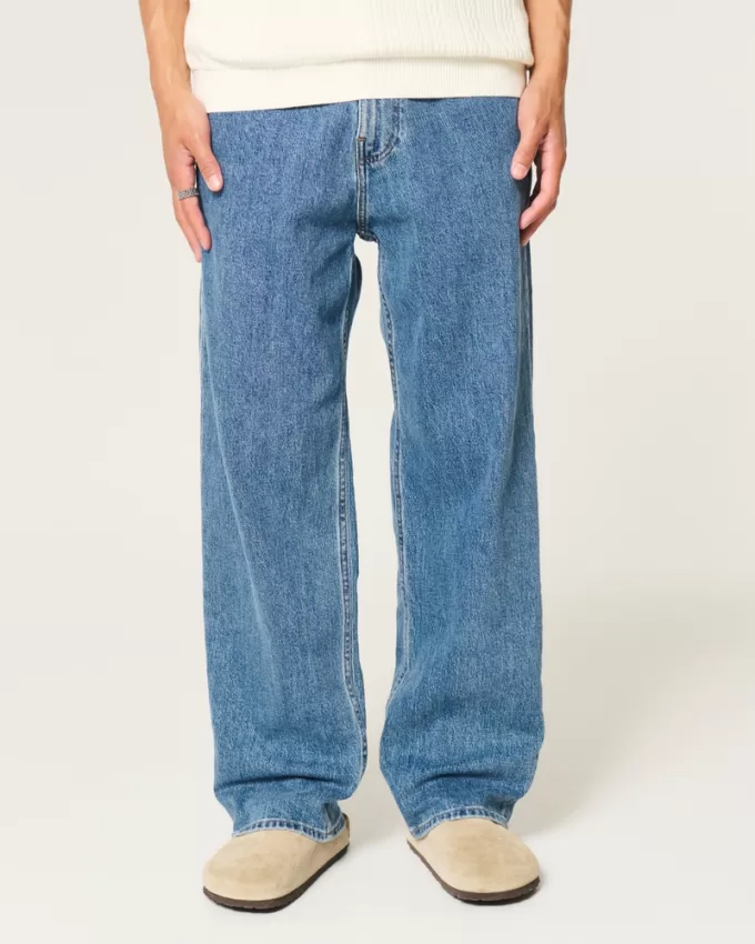 Medium Wash Baggy Jeans,Medium Wash Baggy Jeans Medium Wash Baggy Jeans,Medium Wash Baggy Jeans