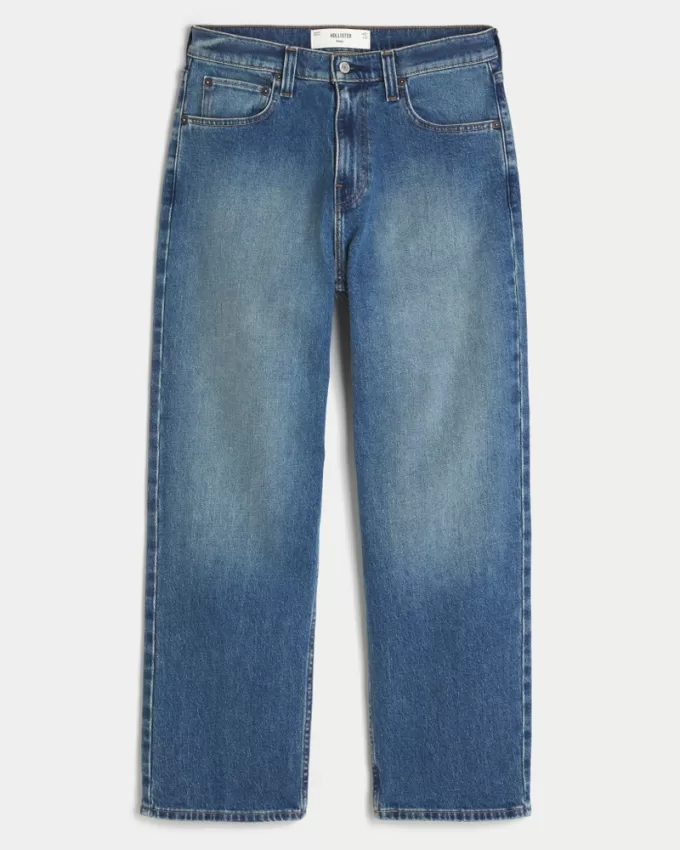 Medium Wash Baggy Jeans,Medium Wash Baggy Jeans