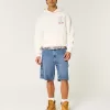 Medium Wash Baggy Painter Jean Shorts,Medium Wash Baggy Painter Jean Shorts Medium Wash Baggy Painter Jean Shorts,Medium Wash Baggy Painter Jean Shorts
