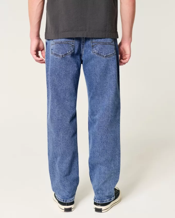 Medium Wash Loose Jeans,Medium Wash Loose Jeans