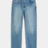 Medium Wash Loose Jeans,Medium Wash Loose Jeans Medium Wash Loose Jeans,Medium Wash Loose Jeans