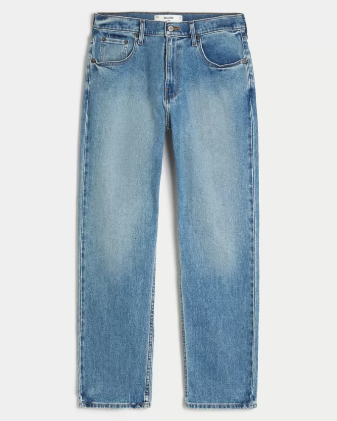 Medium Wash Loose Jeans,Medium Wash Loose Jeans Medium Wash Loose Jeans,Medium Wash Loose Jeans