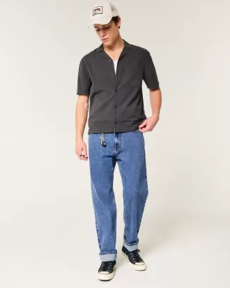 Medium Wash Loose Jeans,Medium Wash Loose Jeans