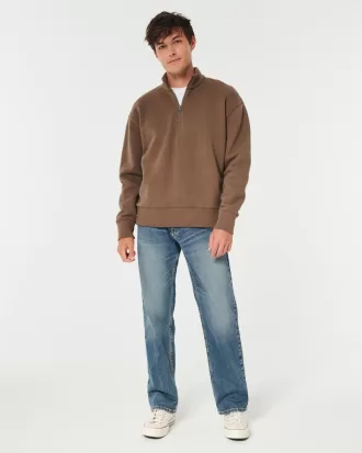 Medium Wash Straight Jeans,Medium Wash Straight Jeans