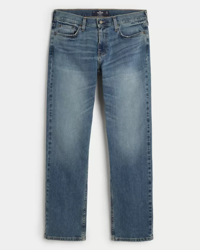 Medium Wash Straight Jeans,Medium Wash Straight Jeans Medium Wash Straight Jeans,Medium Wash Straight Jeans