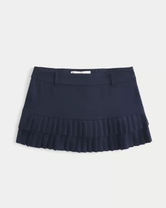 Micro-Pleat Mini Skort,Micro-Pleat Mini Skort