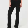 Mid-Rise Black Boot Jeans,Mid-Rise Black Boot Jeans