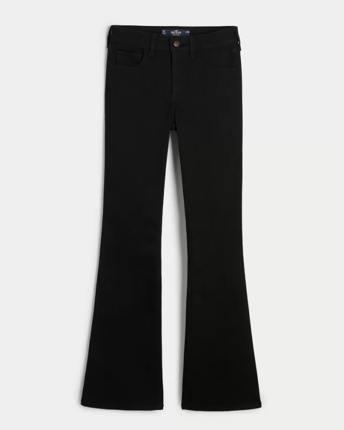 Mid-Rise Black Boot Jeans,Mid-Rise Black Boot Jeans
