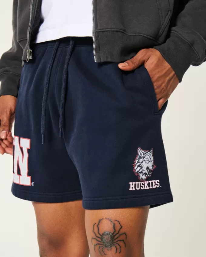 Mid-Thigh Fleece UConn Huskies Graphic Shorts,Mid-Thigh Fleece UConn Huskies Graphic Shorts Mid-Thigh Fleece UConn Huskies Graphic Shorts,Mid-Thigh Fleece UConn Huskies Graphic Shorts
