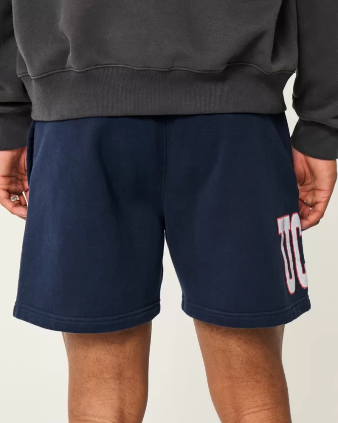 Mid-Thigh Fleece UConn Huskies Graphic Shorts,Mid-Thigh Fleece UConn Huskies Graphic Shorts Mid-Thigh Fleece UConn Huskies Graphic Shorts,Mid-Thigh Fleece UConn Huskies Graphic Shorts