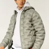 Mid-Weight Hooded Puffer Jacket,Mid-Weight Hooded Puffer Jacket Mid-Weight Hooded Puffer Jacket,Mid-Weight Hooded Puffer Jacket