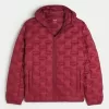 Mid-Weight Hooded Puffer Jacket,Mid-Weight Hooded Puffer Jacket Mid-Weight Hooded Puffer Jacket,Mid-Weight Hooded Puffer Jacket