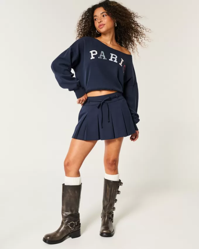 Mini Paris Graphic Sweatshirt,Mini Paris Graphic Sweatshirt Mini Paris Graphic Sweatshirt,Mini Paris Graphic Sweatshirt