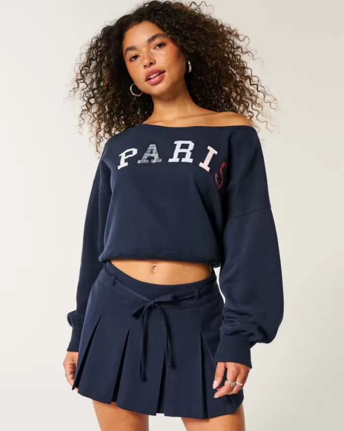 Mini Paris Graphic Sweatshirt,Mini Paris Graphic Sweatshirt Mini Paris Graphic Sweatshirt,Mini Paris Graphic Sweatshirt