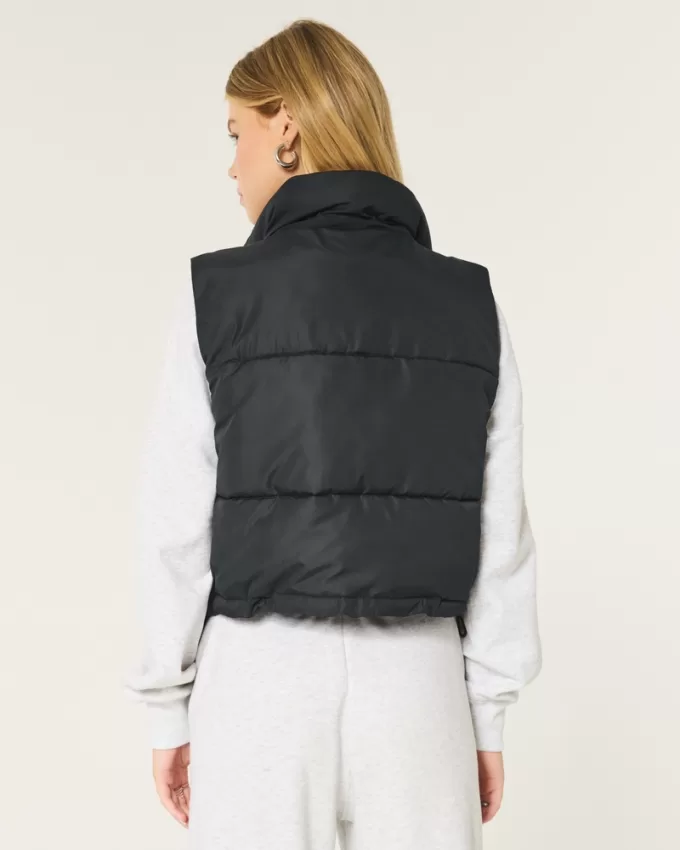 Mini Zip-Up Puffer Vest,Mini Zip-Up Puffer Vest Mini Zip-Up Puffer Vest,Mini Zip-Up Puffer Vest