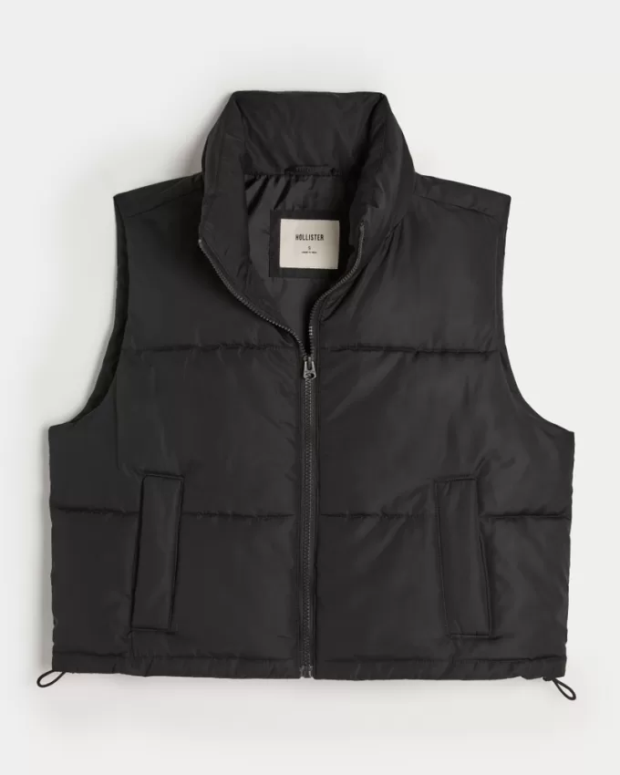 Mini Zip-Up Puffer Vest,Mini Zip-Up Puffer Vest Mini Zip-Up Puffer Vest,Mini Zip-Up Puffer Vest