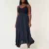 Mixed Fabric Crochet-Style Maxi Dress,Mixed Fabric Crochet-Style Maxi Dress Mixed Fabric Crochet-Style Maxi Dress,Mixed Fabric Crochet-Style Maxi Dress
