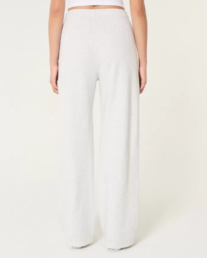NYC Graphic Fleece Wide-Leg Pants,NYC Graphic Fleece Wide-Leg Pants NYC Graphic Fleece Wide-Leg Pants,NYC Graphic Fleece Wide-Leg Pants