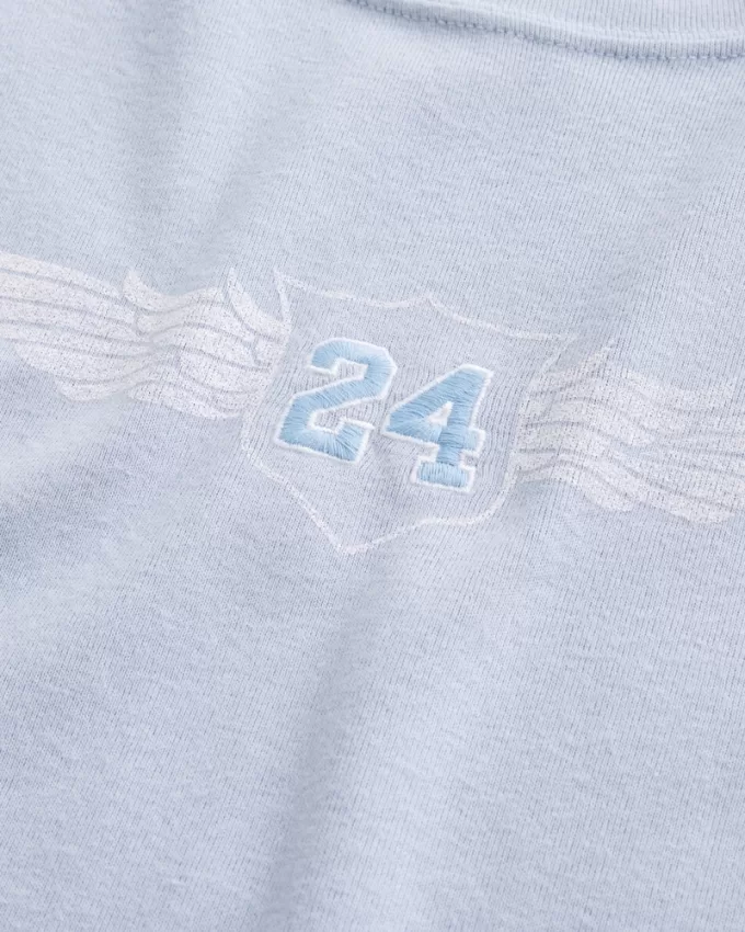 Number Graphic Baby Tee,Number Graphic Baby Tee Number Graphic Baby Tee,Number Graphic Baby Tee