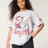 Oversized Betty Boop Graphic Tee,Oversized Betty Boop Graphic Tee Oversized Betty Boop Graphic Tee,Oversized Betty Boop Graphic Tee