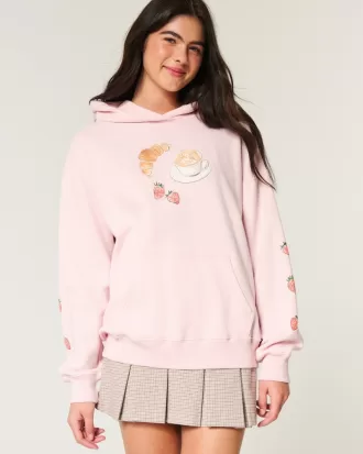 Oversized Café Graphic Hoodie,Oversized Café Graphic Hoodie Oversized Café Graphic Hoodie,Oversized Café Graphic Hoodie